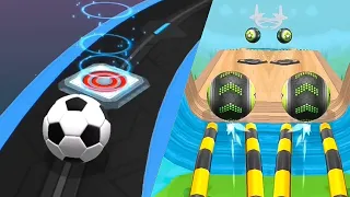 ❌⚽Sky Rolling Ball🔴VS🧿🎯Going Balls💥All Levels Gameplay iOS,Android