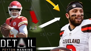 Peyton Manning Analyzes Baker Mayfield's & Patrick Mahomes' Decision Making