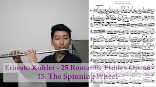 E. Kohler - 25 Romantic Etudes Op. 66 15. The Spinning Wheel