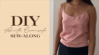 DIY Satin Camisole Top | Anita Camisole Pattern Sew-along Tutorial