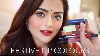 TOP LIPSTICK SHADES FOR FESTIVE SEASON | MY PICKS