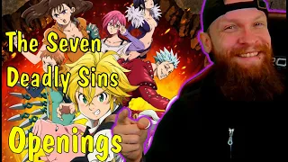 First Time Reaction The Seven Deadly Sins Openings 1-9