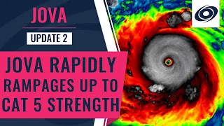 Hurricane Jova becomes a Category 5 Hurricane in the Eastern Pacific