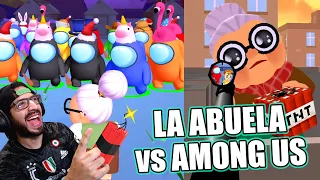 ABUELA MALVADA VS AMONG US | TNT´S EN AMONG US | Juegos Luky