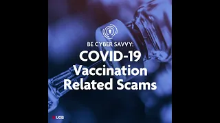 Be Cyber Savvy: Vaccination-related scams