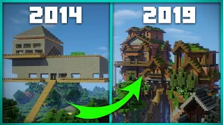 Transforming my Very FIRST Minecraft World | 2014 to 2019
