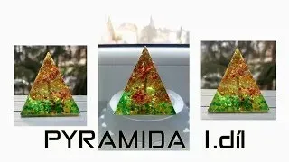 #131 #PYRAMIDA z křišť. PRYSKYŘICE  č.1 / video - postup/Tutorial od Kreativní tvoření - Iva