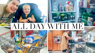 RELAXING CLEAN & TIDY WITH ME BEFORE CHRISTMAS | GROCERY HAUL FAMILY OF 6 & SAHM DAY IN THE LIFE