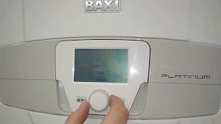 Как войти в меню инженера котла Baxi Luna Platinum