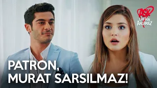 Hayat, Murat'ın patron olduğunu öğreniyor!😮 | Aşk Laftan Anlamaz 1.Bölüm