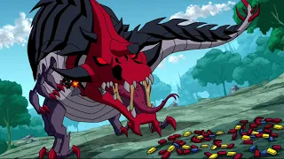 Humungosaurio vs Khyber con el Nemetrix ~ Ben 10 Omniverse (Español Latino)