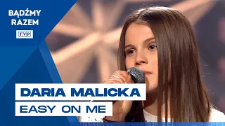 Daria Malicka - Easy On Me || Szansa na Sukces. Eurowizja Junior 2023