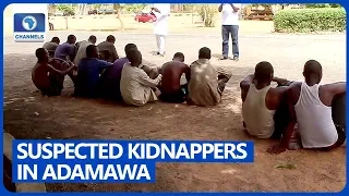 Police Parade Suspected Kidnappers In Adamawa