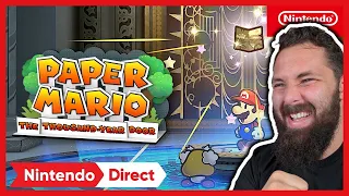 Paper Mario The Thousand Year Door REMAKE - Reveal Trailer | Reaction