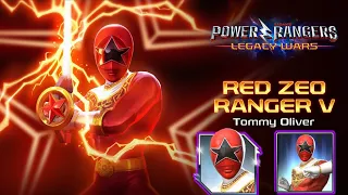 Unboxing for Zeo Ranger 5 Red ~ Power Rangers Legacy Wars