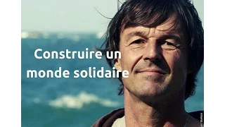 Conférence « Construire un monde solidaire » en présence de Nicolas HULOT