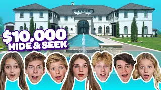 Hide & Seek in a Mansion $10000 Last to Be Found Challenge | Sawyer Sharbino Piper Rockelle House