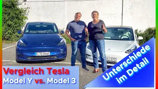 Vergleich Tesla Model Y vs. Model 3 | Unterschiede im Detail