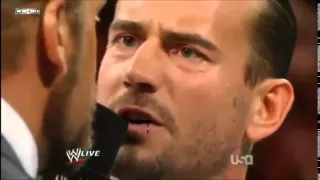 CM Punk Breaks Kayfabe