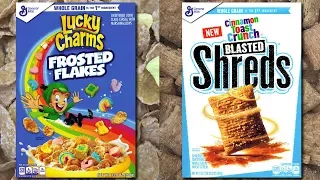 Shreds (2017) & Lucky Charms Frosted Flakes (2017)