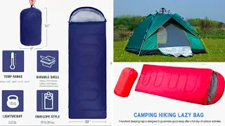 Affordable Sleeping Bag & Camping Tent (Good for 4 Person) | Annie's Thing