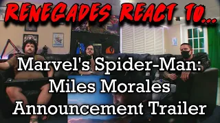 Renegades React to... Marvel's Spider-Man: Miles Morales - Official Reveal Trailer #PS5 @PlayStation