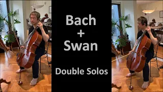 Swan x (1 + Bach) = Double Solos for Two Cellos