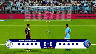 PES 2022 | Manchester City vs PSG | Penalty Shootout | UEFA Champions League Semi Final UCL Gameplay