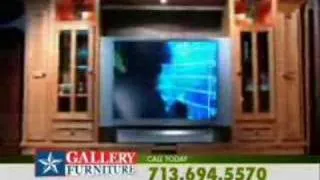 Gallery Furniture Entertainment Center Commercial