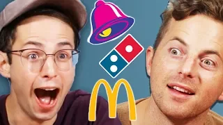 Try Guys Drunk Vegan Fast Food Taste Test