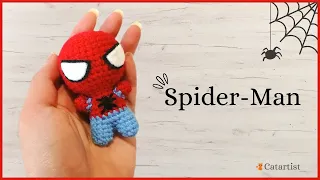 ❤️✅Spider Man- Amigurumi a Crochet - Tutorial Paso a paso en Español - Super Fácil