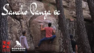 Sancho Panza 6C | Albarracín Bouldering | Sector Valle de la Madera