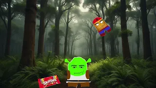 Gegagedigedagedago Skittles meme spider man, shrek