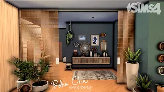 Boho Chic Apartment + story / THE SIMS 4 / NO CC / stop motion