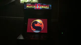 I got a Mortal Kombat II deluxe Arcade1Up machine