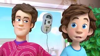 Tom Thomas' Fensterputz-CHALLENGE! 🪟🧼 | Die Fixies | Animation für Kinder