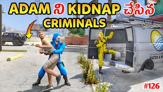 Criminels Kidnapped Adam | Gta x Freefire | Gta 5 Gameplay In Telugu #126