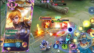 Fanny tryhard gameplay in mythical glory