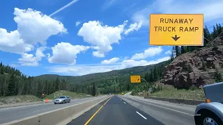 I-70 West in Colorado: Rocky Mountains