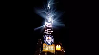 Guinness #WorldRecord Breaking #BurjKhalifa Laser Light Spectacular New Year 2018