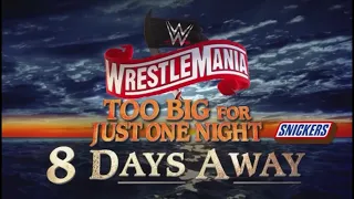 WWE Wrestlemania 36 Countdown Version 1 - 8 Days Away