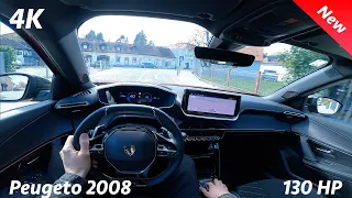 Peugeot 2008 GT 2024 POV Test drive 4K (1.2 PureTech 130 HP, 8 EAT)