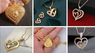 Gold chain locket design /heart locket with chain design #videos #viral #gold