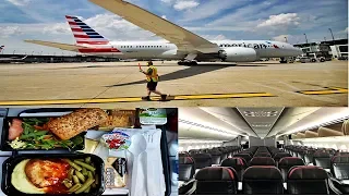 American Airlines 787 ECONOMY CLASS London to Chicago