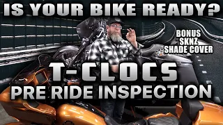 ⚡T-CLOCS Pre Ride Inspection Checklist Harley Davidson Touring⚡