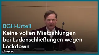 BGH-Urteil: Keine vollen Mietzahlungen bei Ladenschließungen wegen Lockdown