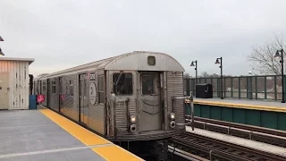 NYC Subway HD 4K: Budd R32 A Train Flies into 80th Street - Hudson Street (12/8/16 4K Test Video)