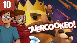 Let's Play Overcooked Co-op Part 10 - Space is Hard