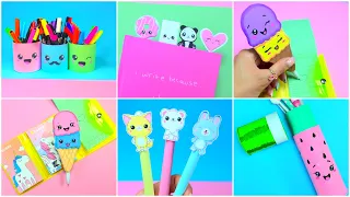 DIY - MATÉRIAS DA ESCOLA SUPER FOFO KAWAII - Hacks de Volta à Escola - Artesanato para Meninas