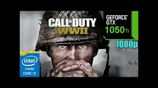 Call of Duty : WW2 GTX 1050TI 4GB + i5 4590